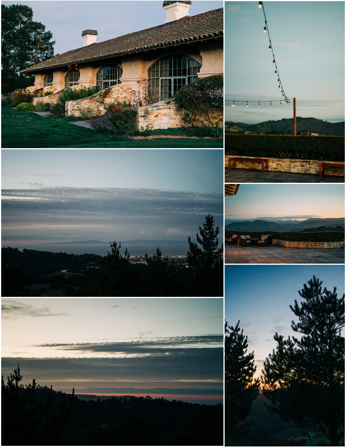Tehama golf club wedding views
